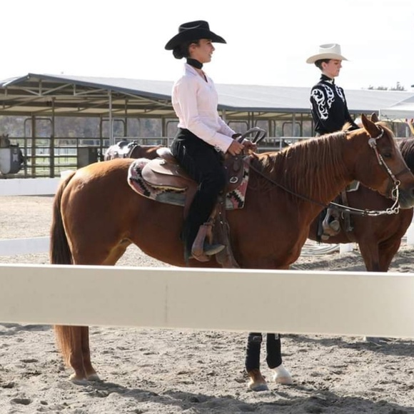 Pink Button down by Roper - Picture 2 of 3